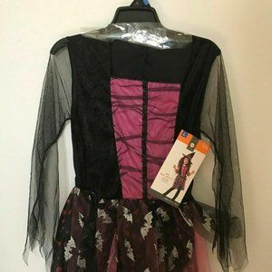 NEW Kids Bat Witch Large Costume - Size 10-12